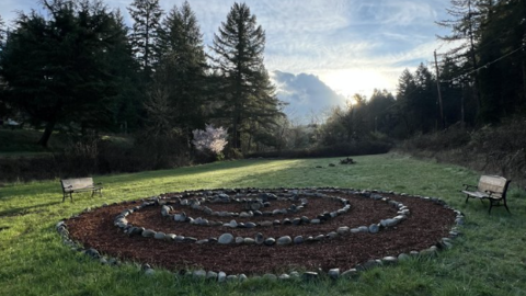 A walking labyrinth