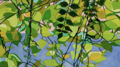 Painting of leaves