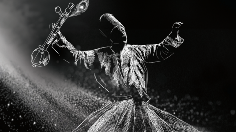 Image of a whirling dervish