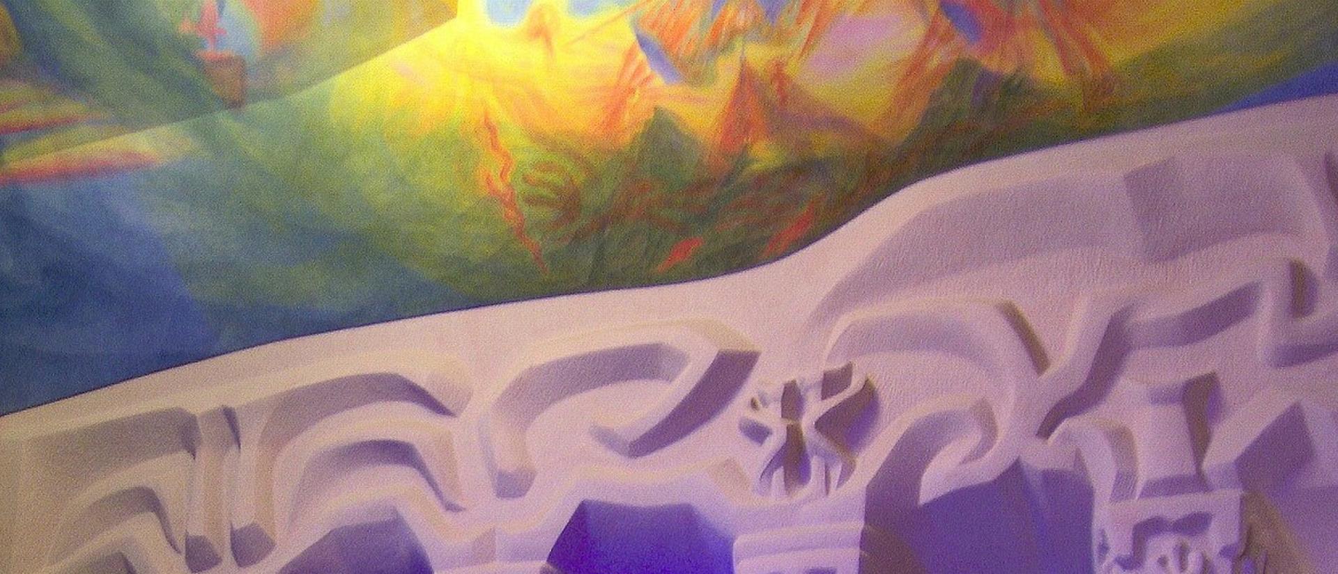 The theater inside the Goetheanum